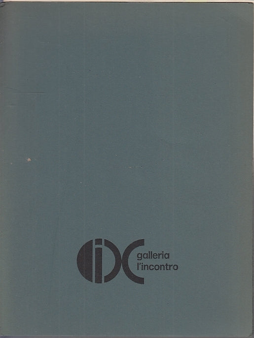 LT- AJMONE OPERE RECENTI VERSO LA PORTA MOSTRA -- L'INCONTRO --- 1971- S- YFS718