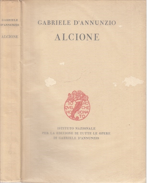 LN- ALCIONE COPIA NUMERATA - GABRIELE D'ANNUNZIO ---- 1927 - BS - XFS90