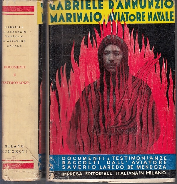 LN- D'ANNUNZIO MARINAIO AVIATORE DOCUMENTI - LAREDO MENDOZA ---- 1936 - B- XFS90