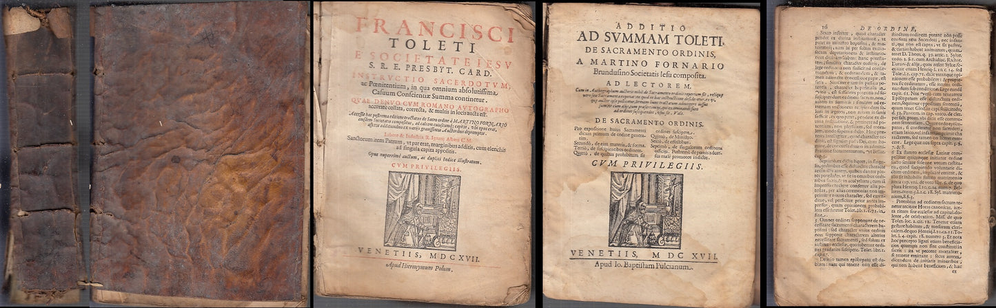 LH- FRANCISCI TOLETI E SOCIETATE INSTRUCTIO SEICENTINA-- POLUM--- 1617- B- XFS91