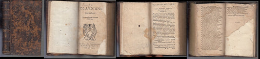 LH- CLAUDIANI QUAE EXSTANT SEICENTINA -- OFFICINA PLANTINIANA --- 1616- C- XFS91