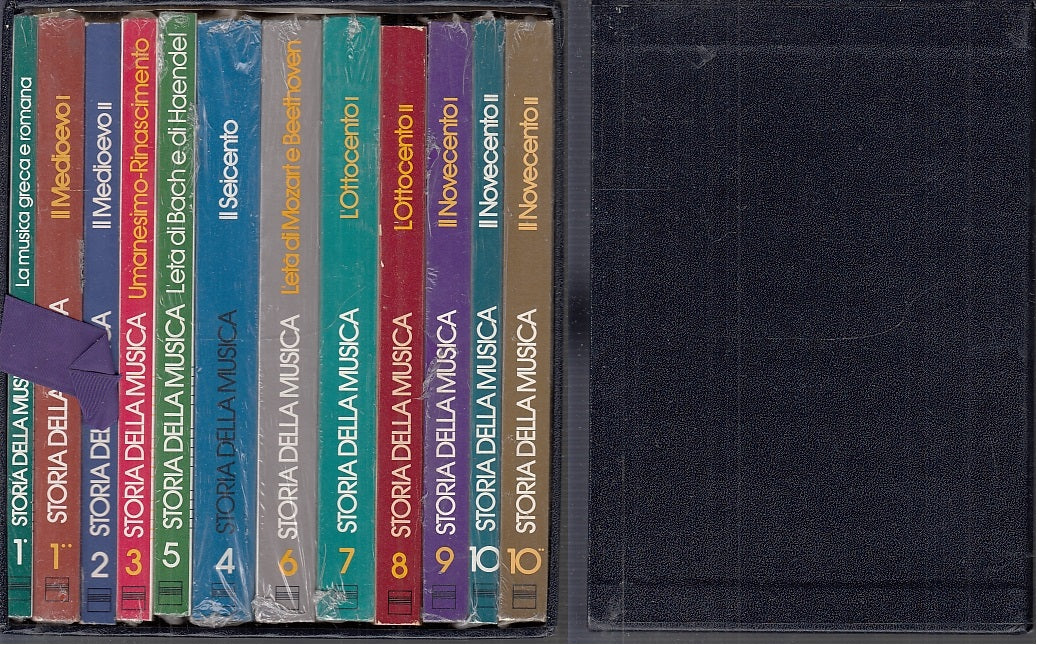 LT- STORIA DELLA MUSICA COFANETTO 12 VOLUMI COMPLETA NUOVI-- EDT--- 1983- B- YFS