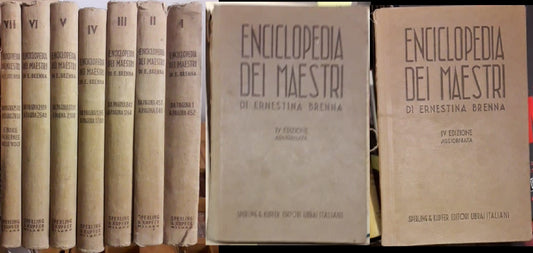 LT- ENCICLOPEDIA DEI MAESTRI 1/7 - ERNESTINA BRENNA - SPERLING --- 1943 - C- YFS