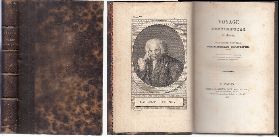LH- VOYAGE SENTIMENTAL - STERNE - PARIS CHEZ DENTU --- 1828 - C - XFS143