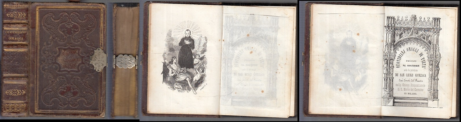LD- QUOTIDIANI OMAGGI DI PIETA' - SAN LUIGI GONZAGA ---- 1843 - C - XFS89
