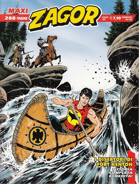 FB- MAXI ZAGOR N.38 I DISERTORI DI FORT KENTON -- BONELLI - 2020 - B - A23