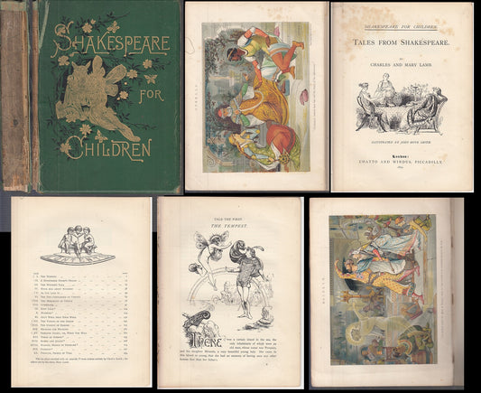 LB- SHAKESPEARE FOR CHILDREN ILLUSTRATED MOYR SMITH - LAMB ---- 1879 - C - XFS88