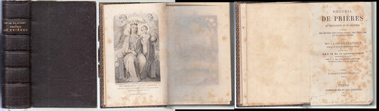 LD- RECUEIL DE PRIERES DE MEDITATIONS - DE FLAVIGNY - MAME --- 1888 - C - XFS146