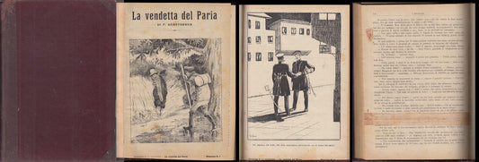 LA VENDETTA DEL PARIA - GERSTECKER - CROMOTIPOGRAFIA --- 1905 - C - XFS86