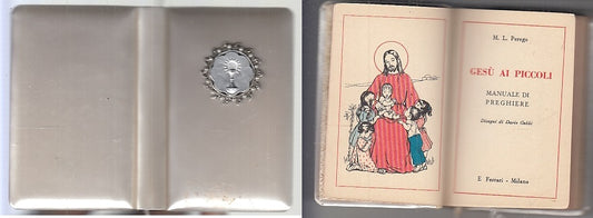 LD- GESU' AI PICCOLI MANUALE PREGHIERE - PEREGO GABBI- FERRARI--- 1960- C- XFS86