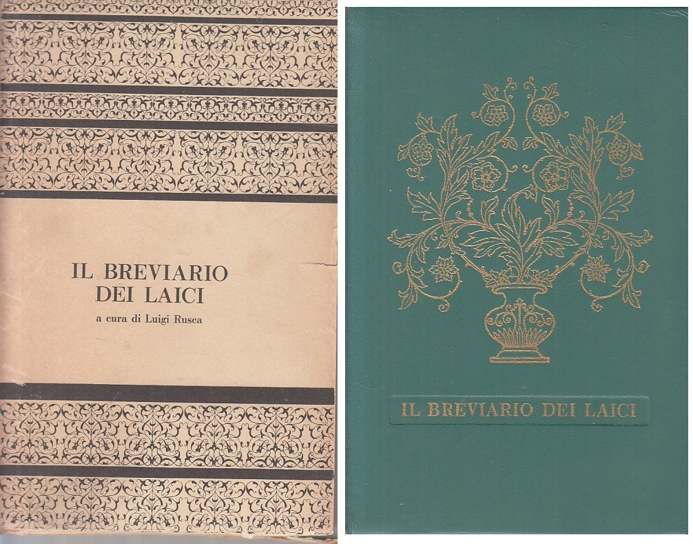 LD- IL BREVIARIO DEI LAICI - LUIGI RUSCA - RIZZOLI --- 1963 - B - ZFS329