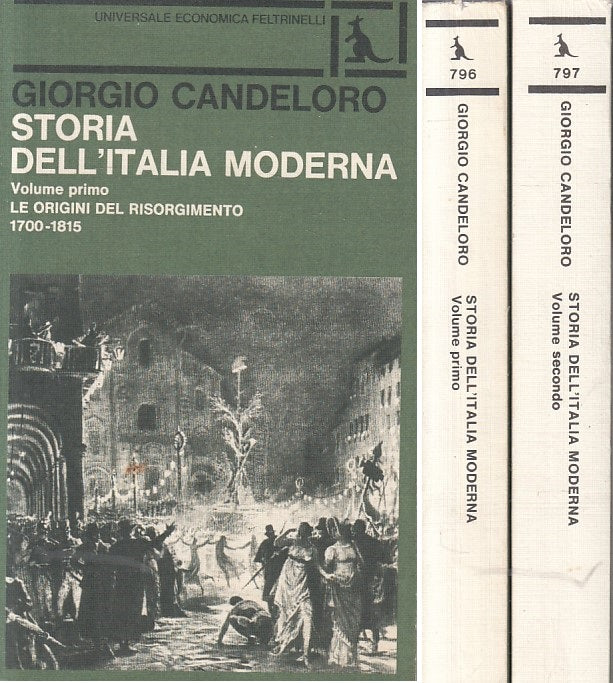 LS- STORIA ITALIA MODERNA 2 VOLL. - CANDELORO - FELTRINELLI --- 1978 - B - ZFS22