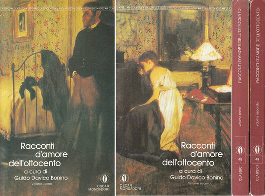 LN- RACCONTI D'AMORE DELL'OTTOCENTO 2 VOLL. -- MONDADORI --- 1984 - B - ZFS22