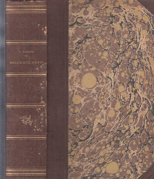 LZ- DOLCE STIL NOVO- CARLO CORDIE(A CURA DI)- BIANCHI GIOVINI--- 1942- C- ZDS638