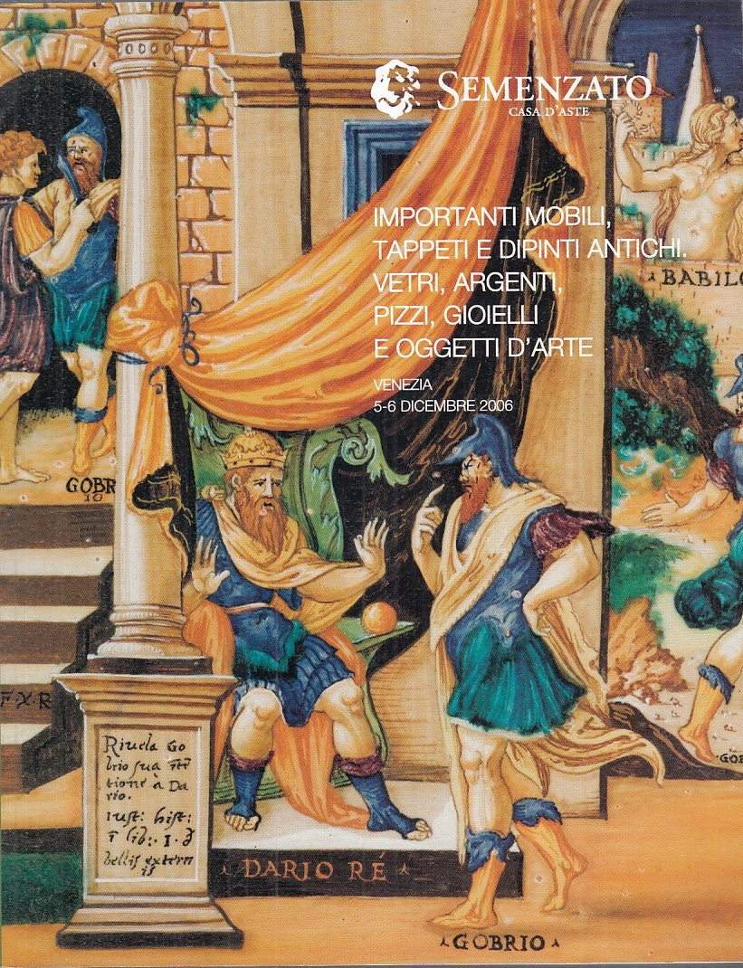 LT- SEMENZATO; ASTA DEL 5/6 DICEMBRE 2006 -- FINARTE CASA D'ASTE --- 2006 - B - YFS737