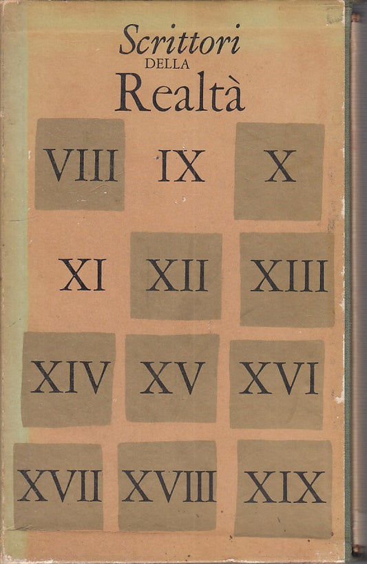 LN - SCRITTORI DELLA REALTA' -- GARZANTI --- 1961 - C - ZFS720