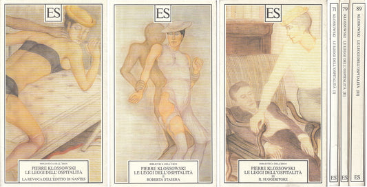 LN- LE LEGGI DELL'OSPITALITA' 3 VOLL. - KLOSSOWSKI - ES - EROS-- 1996 - B - ZFS2