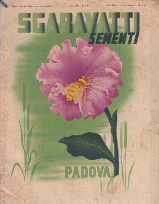 LZ - CATALOGO: SGRAVATTI SEMENTI. N. 470 -- MONDADORI --- 1939 - B - YDS519