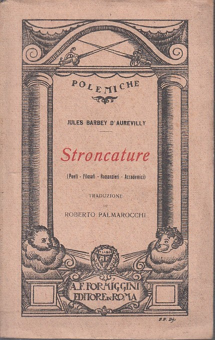 LZ - STRONCATURE - JULES BARBEY D'AUREVILLY - FORMIGGINI --- 1927 - B - YDS586