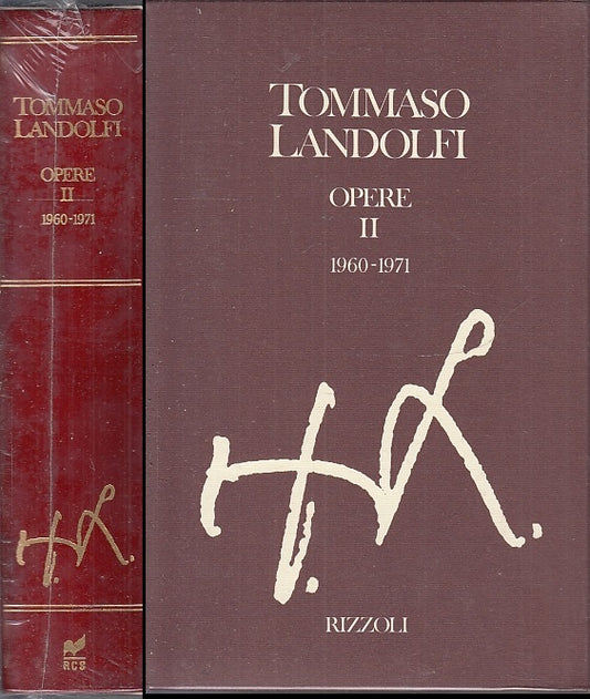 LN- COFANETTO OPERE II 1960/1971 - TOMMASO LANDOLFI - RIZZOLI --- 1992- C- XFS92