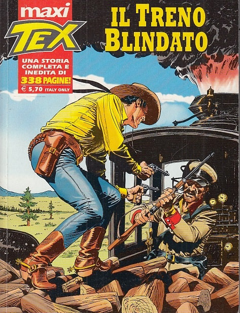 FB- MAXI TEX N.8 IL TRENO BLINDATO EDICOLA -- BONELLI - 2020 - B - SBX