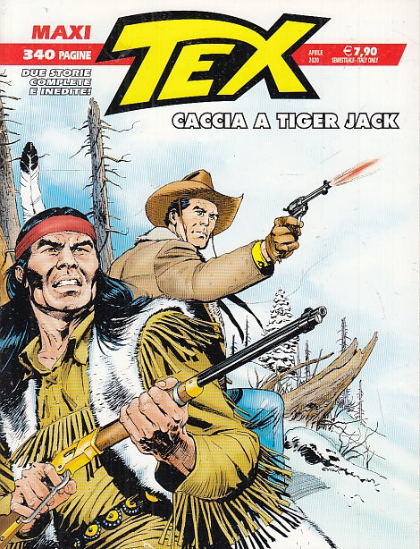FB- MAXI TEX N.26 CACCIA A TIGER JACK -- BONELLI - 2020 - B - A23
