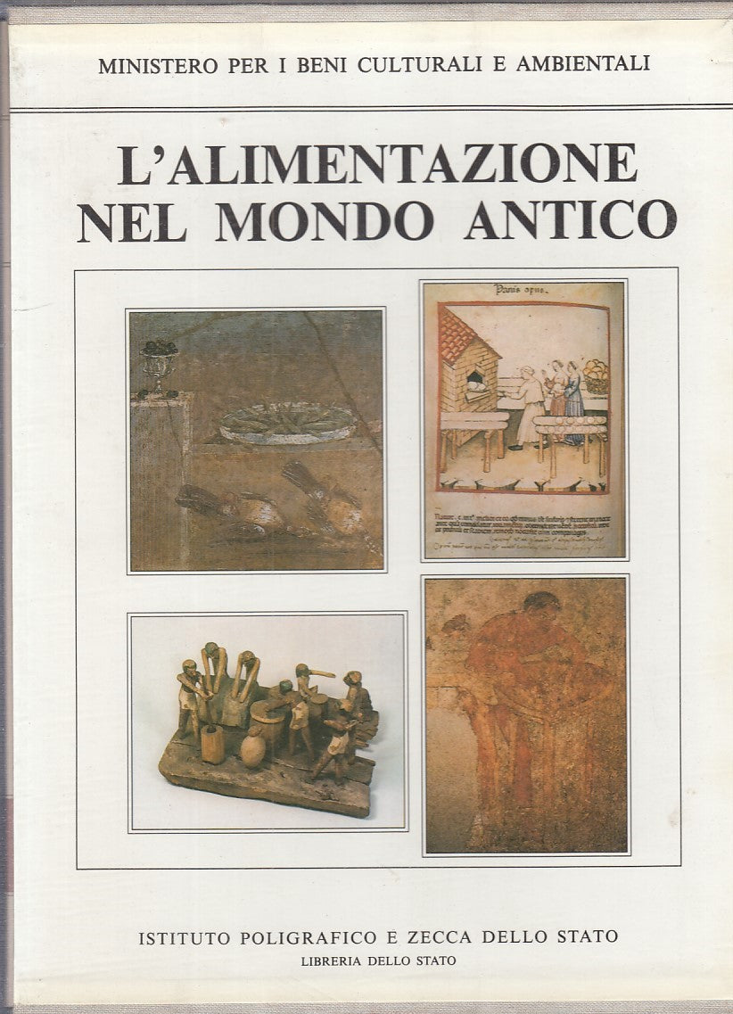 LS- L'ALIMENTAZIONE NEL MONDO ANTICO 4 VOL.-- IST. POL. ZECCA --- 1987- B- YDS55