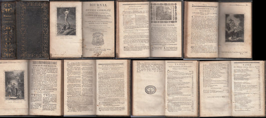 LD- DIURNAL OU OFFICE COMPLET LAIQUES LATIN FRANCAIS -- LE ROY--- 1831- C- XFS91
