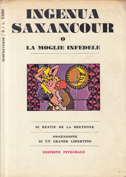 LN- INGENUA SAXANCOUR MOGLIE INFEDELE - BRETONNE - MILANO --- 1968 - CS - ZFS42