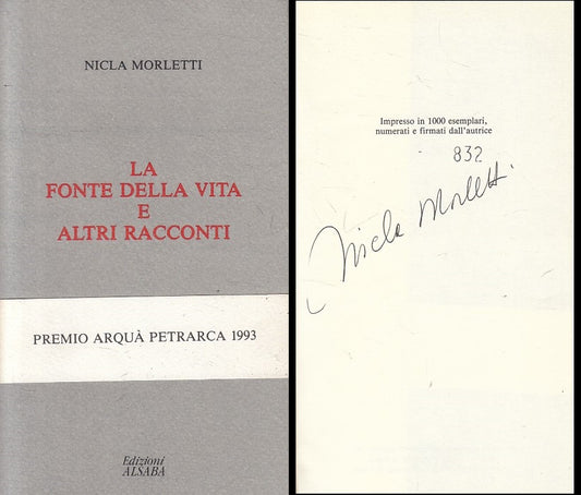 LN- LA FONTE DELLA VITA E ALTRI RACCONTI - MORLETTI- ALSABA--- 1993 - B - YFS271