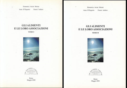 LZ- GLI ALIMENTI E LE LORO ASSOCIAZIONI 2 TOMI -- ROMA --- 2000 - B - ZFS267