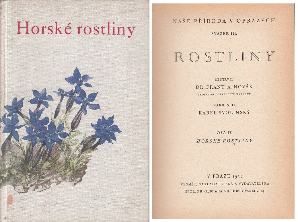 Horskè Rostliny (Piante di Montagna) - Nase Priroda v Obrazech - Ceco - ZFS101