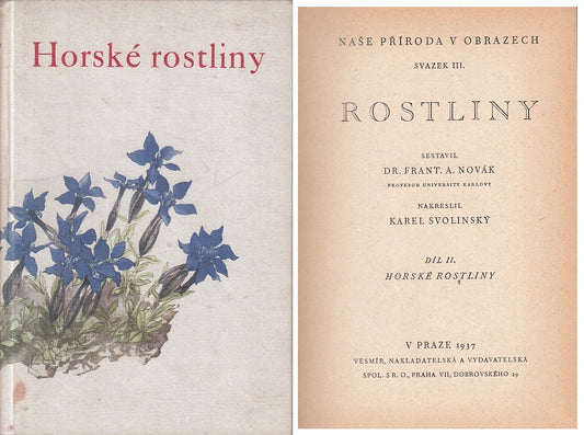 Horskè Rostliny (Piante di Montagna) - Nase Priroda v Obrazech - Ceco - ZFS101