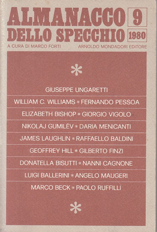 LN- ALMANACCO DELLO SPECCHIO N.9 - FORTI - MONDADORI --- 1980 - B - ZFS99