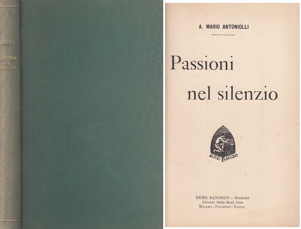 LN- PASSIONI NEL SILENZIO - ANTONIOLLI - SANDRON --- 1902 - C - YFS584