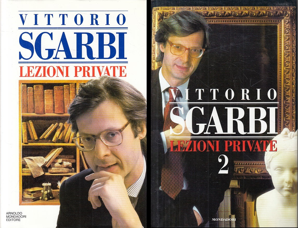 LS- LEZIONI PRIVATE 2 VOLUMI - SGARBI - MONDADORI --- 1995 - CS - ZFS241