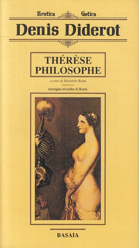 LX- THERESE PHILOSOPHE - DIDEROT - BASAIA - EROTICA GOTICA -- 1984 - BS - ZFS222
