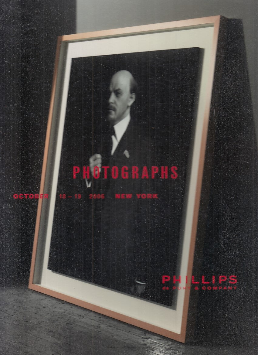 LZ- CATALOGO: PHOTOGRAPHS. OCTOBER 18/19 2006 NY-- PHILLIPS--- 2006 - B - YFS635