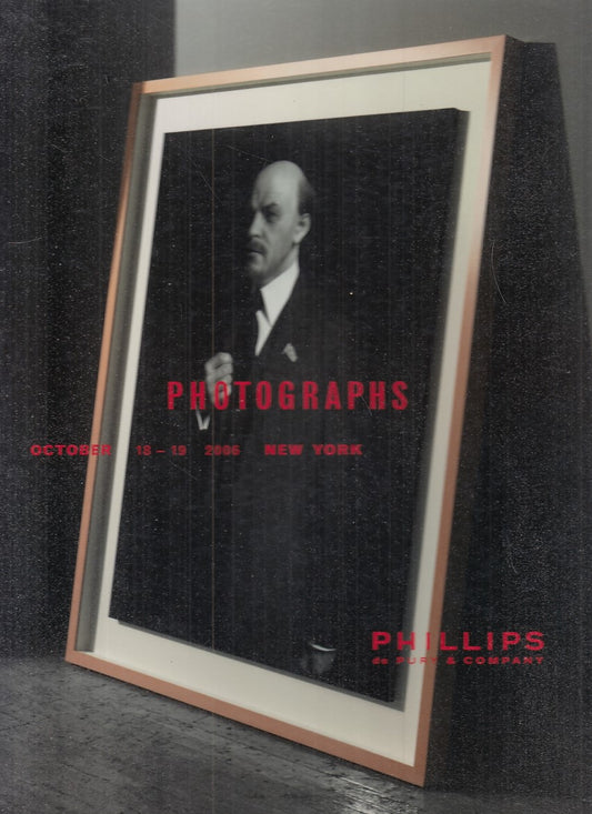 LZ- CATALOGO: PHOTOGRAPHS. OCTOBER 18/19 2006 NY-- PHILLIPS--- 2006 - B - YFS635