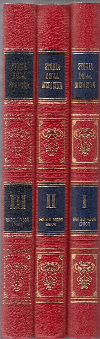 LS - STORIA DELLA MEDICINA. 3 VOLUMI -- F.LLI FABBRI --- 1964 - C - YFS234