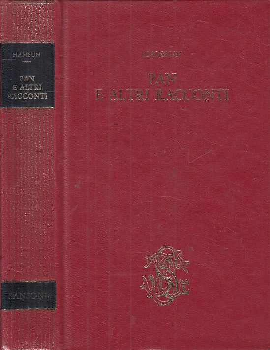 LN- PAN E ALTRI RACCONTI - KNUT HAMSUN - SANSONI --- 1966 - C - ZFS229