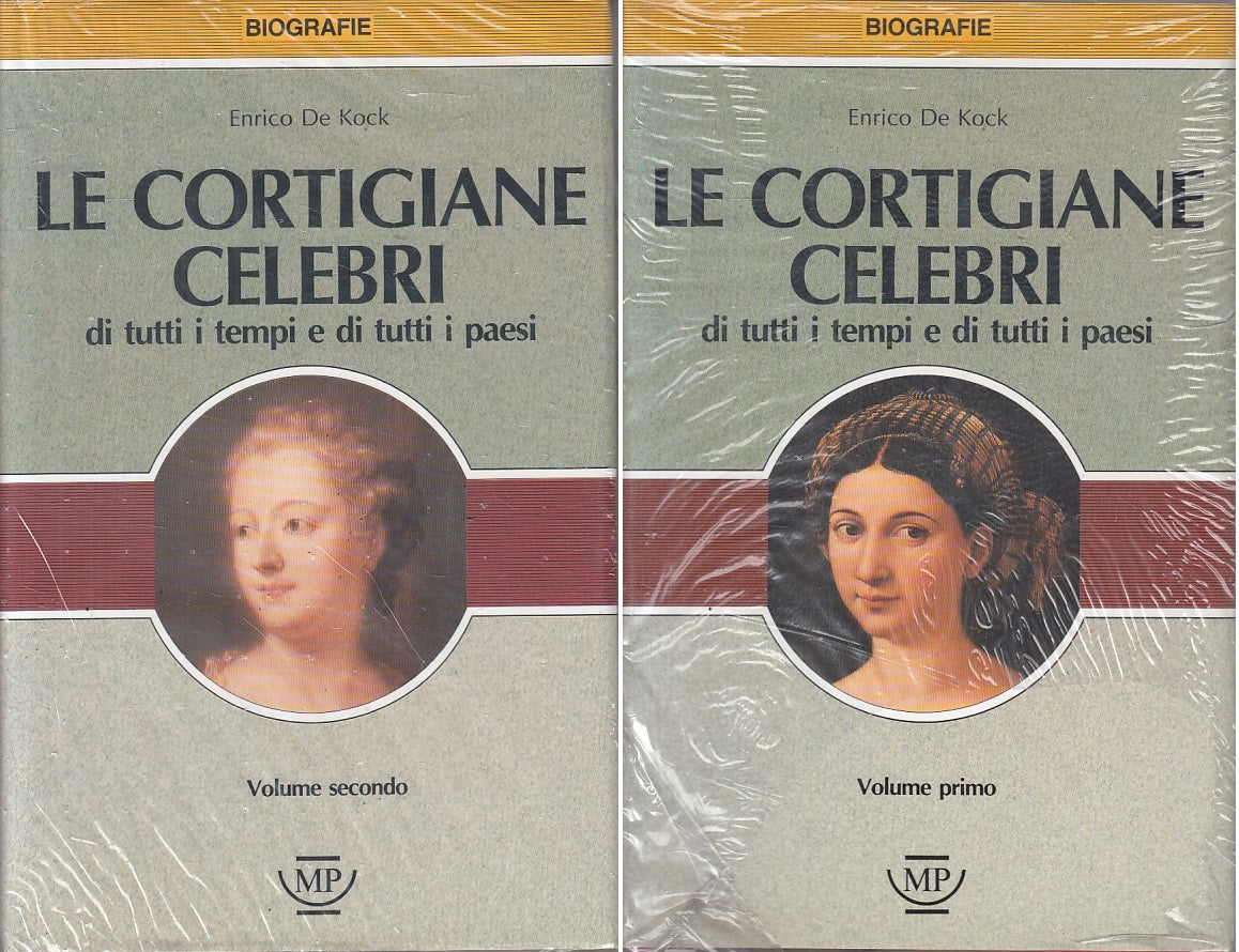 LS- LE CORTIGIANE CELEBRI 2 VOLL. - DE KOCK - MP- BIOGRAFIE-- 1989 - CS - ZFS199