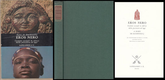 LX- EROS NERO COSTUMI SESSUALI IN AFRICA -- LONGANESI --- 1963 - C - ZFS199