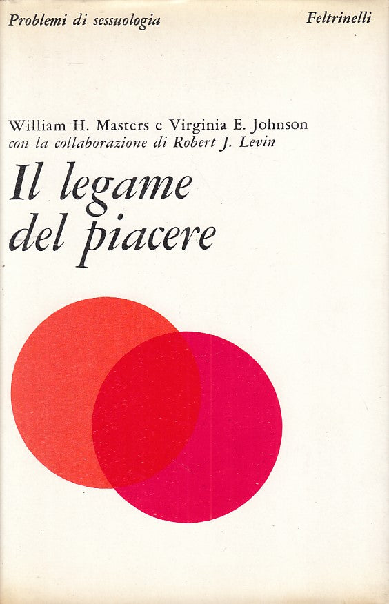 LZ - IL LEGAME DEL PIACERE - WILLIAM H. MASTERS- FELTRINELLI--- 1975- CS- YFS263