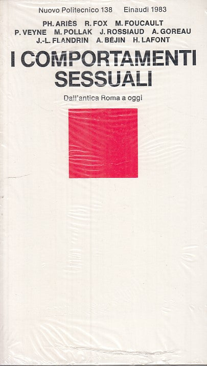 LZ - I COMPORTAMENTI SESSUALI -- EINAUDI --- 1983 - B - ZFS484