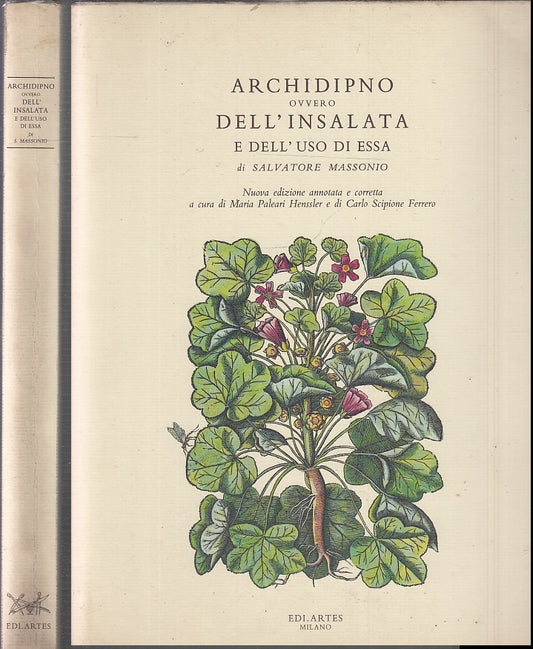 LZ- ARCHIDIPNO OVVERO DELL'INSALATA - MASSONIIO - ADI ARTES --- 1990 - BS- XFS94