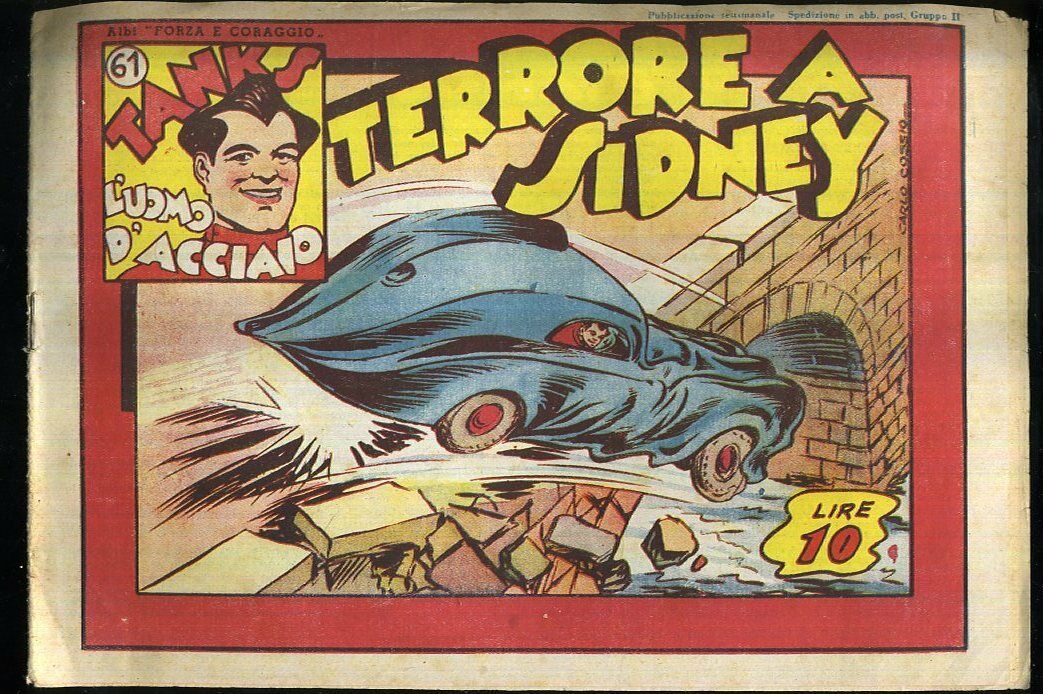 FZ- TANK L'UOMO D'ACCIOA 2/61 BLOCCO 20 NUMERI -- TOMASINA - 1948 - S - HB139