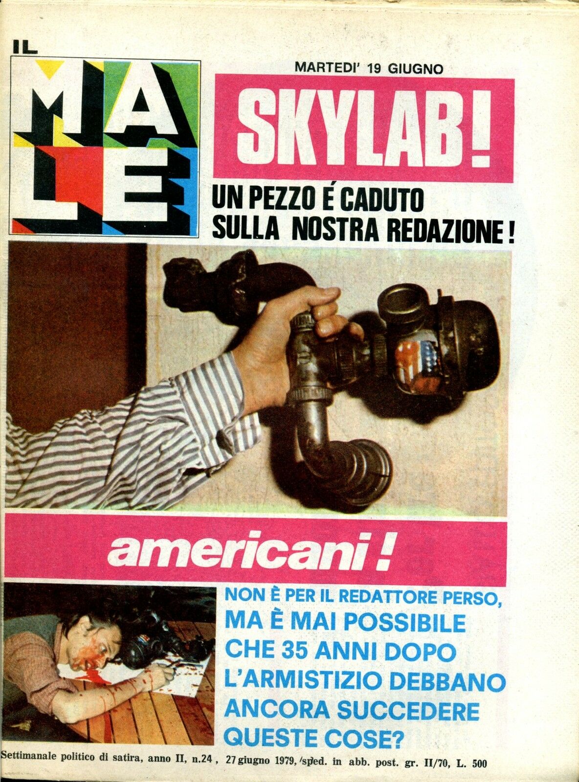 FR- RIVISTA IL MALE ANNO II N.24 --- 1979 - S - SBX