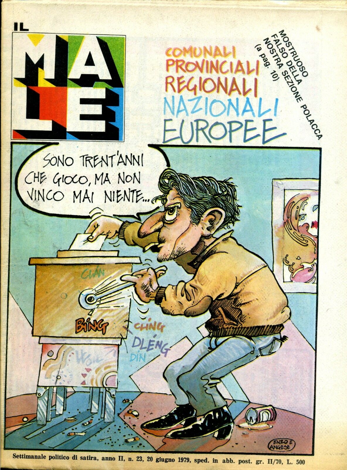 FR- RIVISTA IL MALE ANNO II N.23 --- 1979 - S - SBX