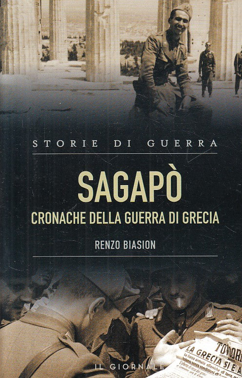 LS- SAGAPO' CRONACHE GUERRA DI GRECIA - BIASION - GIORNALE --- 1991 - B - ZFS200